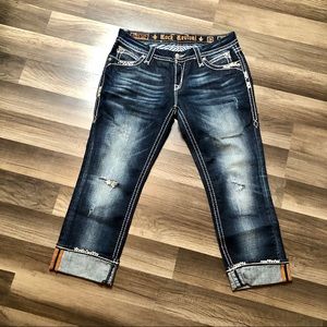 Rock Revival Elaina Capri Crop Jeans